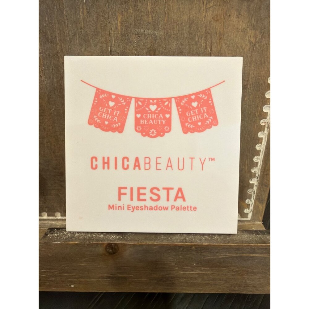 Chica Beauty Fiesta Mini Eyeshadow Palette  Vegan  9 Shades